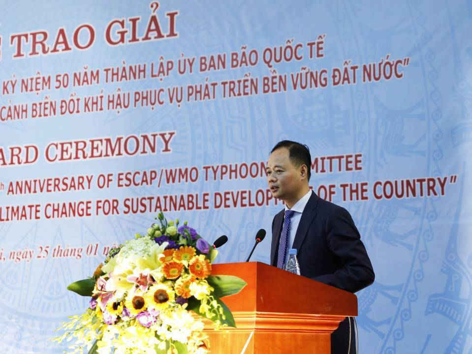 ông Trần Hồng Thái, Phó Tổng Giám đốc Trung tâm Khí tượng thủy văn Quốc gia 