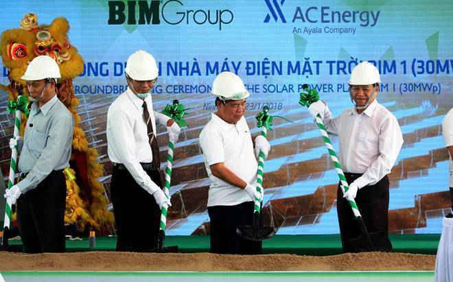2-Tập đoàn BIM: Khở công nhà máy điện mặt trời tại Ninh Thuận