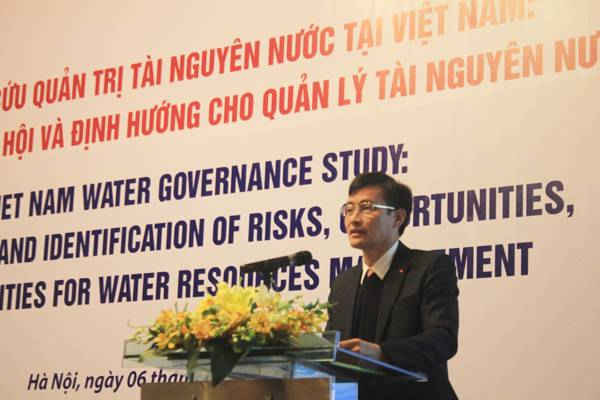 Thứ trưởng Bộ TN&MT Trần Quý Kiên dự và phát biểu tại Hội thảo