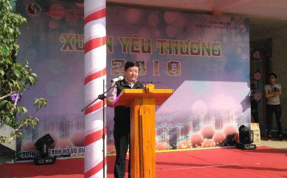 Nhà báo Phan Thanh Đà Hải, đại diện lãnh đạo VPĐD Báo Tài nguyên & Môi trường tại miền Trung phát biểu