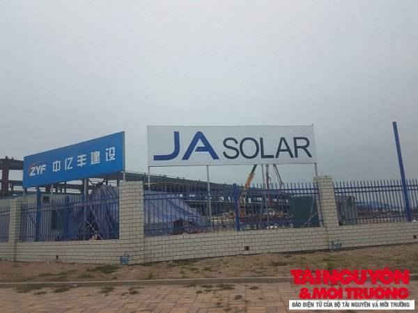 Dự án nhà máy sản xuất tấm Silic của Công ty JA Solar Việt Nam.