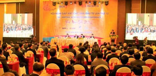 Tòan cảnh Hội nghị gặp mặt các nhà đầu tư tỉnh Nghệ An lần thứ 10