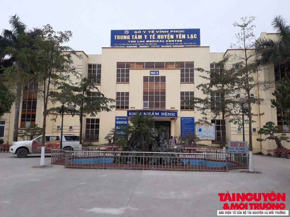 Trung tâm y tế huyện Yên Lạc.
