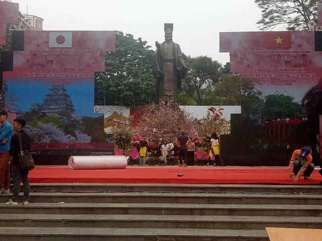 Lễ hội giao lưu văn hóa Nhật Bản diễn ra từ 20h ngày 23/3 đến hết ngày 25/3 tại vườn hoa tượng đài Lý Thái Tổ, quận Hoàn Kiếm