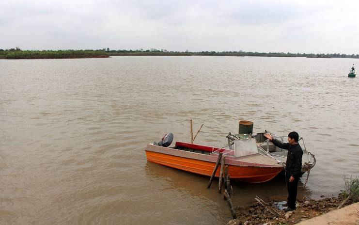 4-Hải Dương: Huyện Thanh Hà quyết chiến với “cát tặc” giữ đất bãi bồi