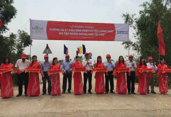 Khánh thành 07 cầu dân sinh mới tại huyện Hồng Ngự tỉnh Đồng Tháp