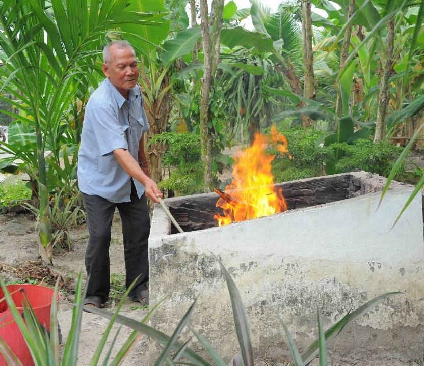 chú thích ảnh 1 ông Dương Hoàng Nghĩa, ở ấp 4, xã Vĩnh Hòa Hưng Bắc, huyện Gò Quao