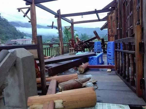 Điện Biên: Giông lốc mạnh, hàng trăm ngôi nhà bị thiệt hại