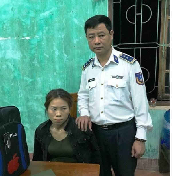 Đối tượng Phạm Thị Dung bị bắt giữ khi mang 3kg ma túy đá trên đường đi tiêu thụ