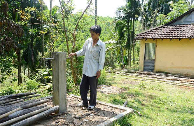 Công trình cấp nước nông thôn tại xã Trà Lãnh, huyện Tây Trà không hoạt động