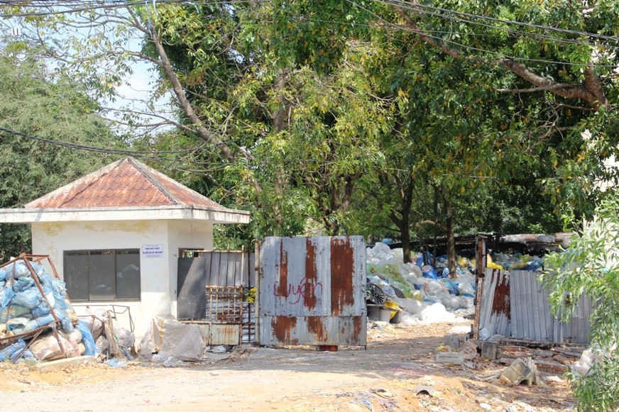 Địa điểm cơ sở tái chế phế liệu nhựa ở thôn Long Bình gây ô nhiễm