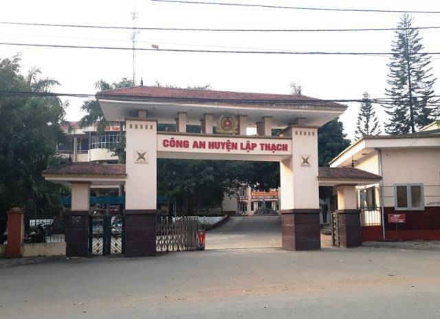 Trụ sở Công an huyện Lập Thạch, Vĩnh Phúc.