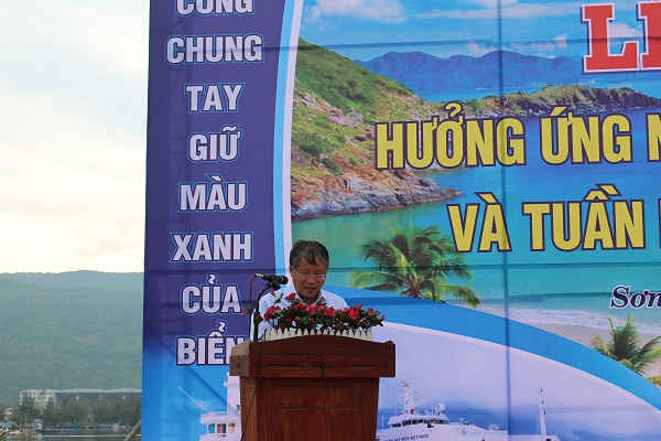 Phó Chủ tịch UBND TP. Đà Nẵng Nguyễn Ngọc Tuấn phát biểu tại buổi lễ