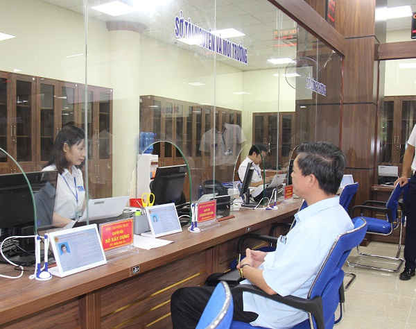 Sở TN&MT một trong 18 bộ phận một cửa thuộc Trung Tâm phục vụ HCC tỉnh Yên Bái