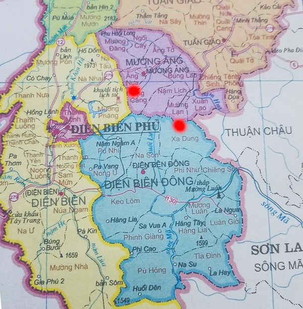 2 trận động đất liên tiếp xảy ra vào đầu tháng Giêng năm 2018 trên địa bàn tỉnh Điện Biên có tâm chấn cách nhau khoảng 10km