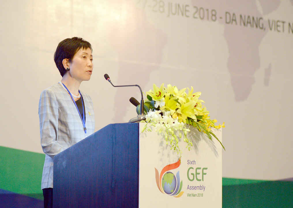 Chủ tịch kiêm Giám đốc điều hành GEF bà Naoko Ishii