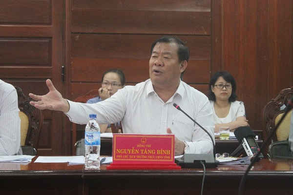 Ông Nguyễn Tăng Bình, Phó Chủ tịch UBND tỉnh Quảng Ngãi phát biểu