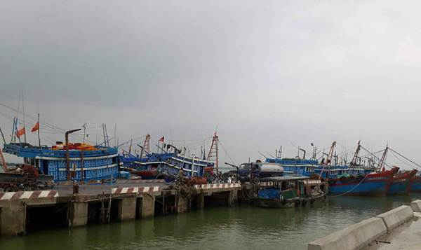 Hàng nghìn tàu thuyền Nghệ An đã vào bờ để tránh cơn bão số 3
