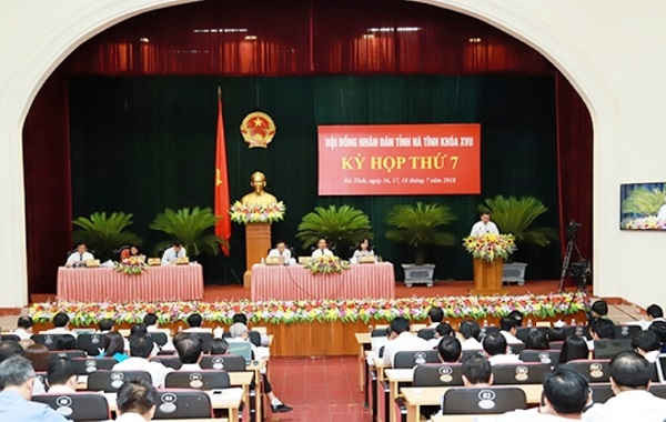 Toàn cảnh kỳ họp thư 7 HĐND tỉnh Hà Tĩnh