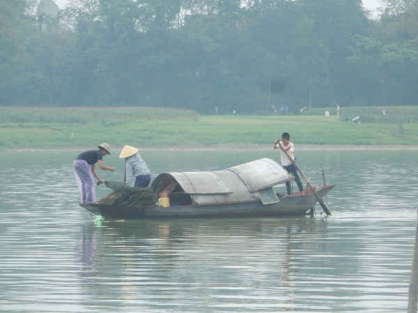 Sông Lam đoạn qua huyện Anh Sơn – Nơi vợ chồng ông Đông mất tích khi đi đánh cá