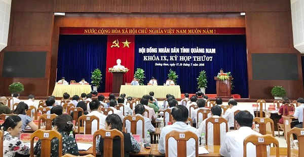 Ngày thứ 2 của Kỳ họp thứ 7, HĐND tỉnh Quảng Nam khóa IX (ảnh Thùy Dung)
