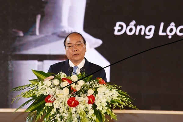 Thủ tướng Chính phủ Nguyễn Xuân Phúc phát biểu tại buổi lễ
