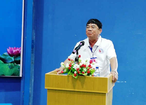 Ông Nguyễn Viễn – Giám đốc Sở TN&MT phát biểu trong lễ khai mạc