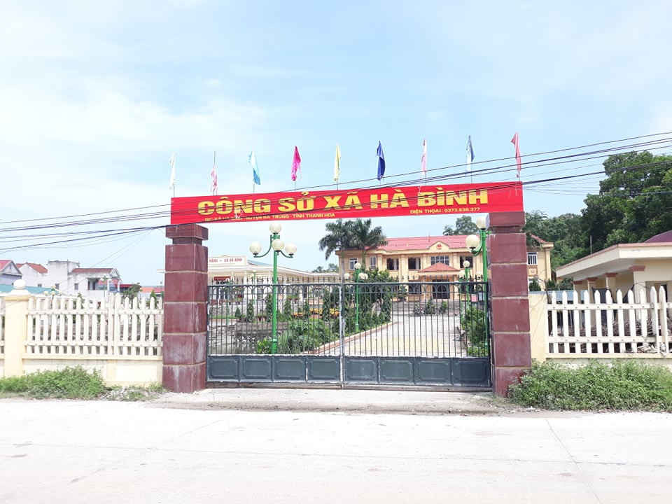 Công sở xã Hà Bình, huyện Hà Trung.