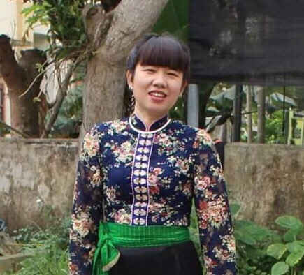 Chị Cầm Trang Thơ là người con gái Thái sinh ra và lớn lên tại Điện Biên