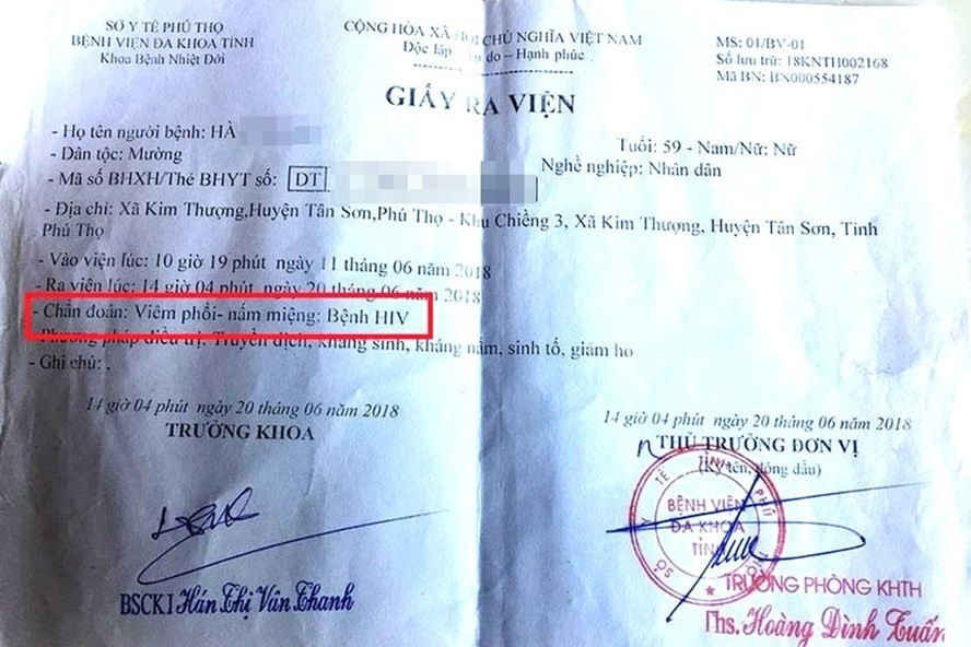HIV Tan Son Phu Tho