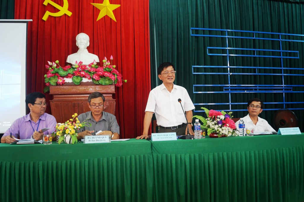 Chủ tịch UBND tỉnh Quảng Ngãi Trần Ngọc Căng phát biểu