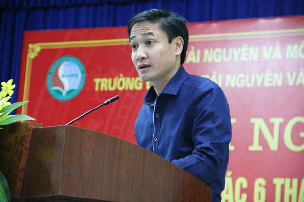 Ông Lưu Văn Huyền - Phó trưởng phòng Đào tạo trường Đại học TN&MT Hà Nội