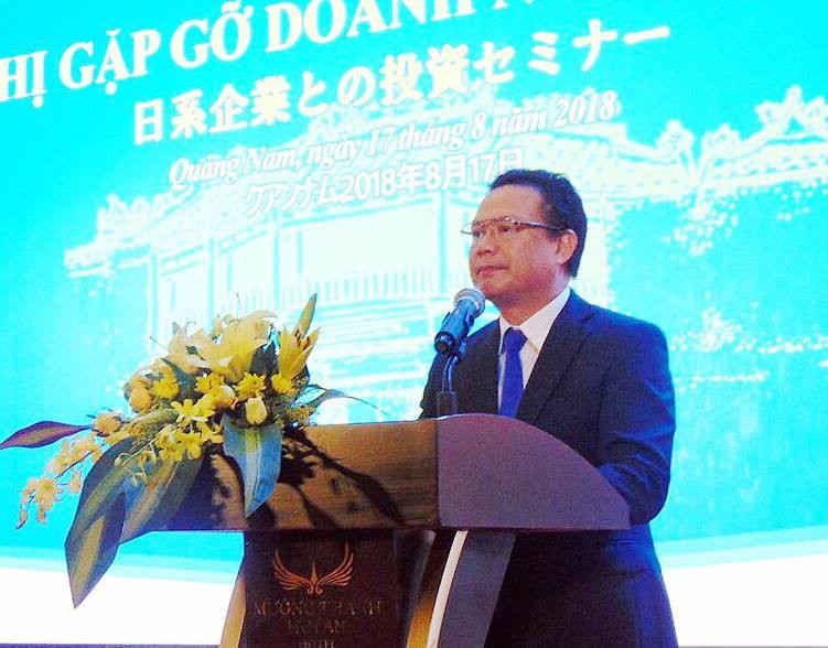 Ông Lê Văn Thanh, Phó Chủ tịch UBND tỉnh Quảng Nam phát biểu