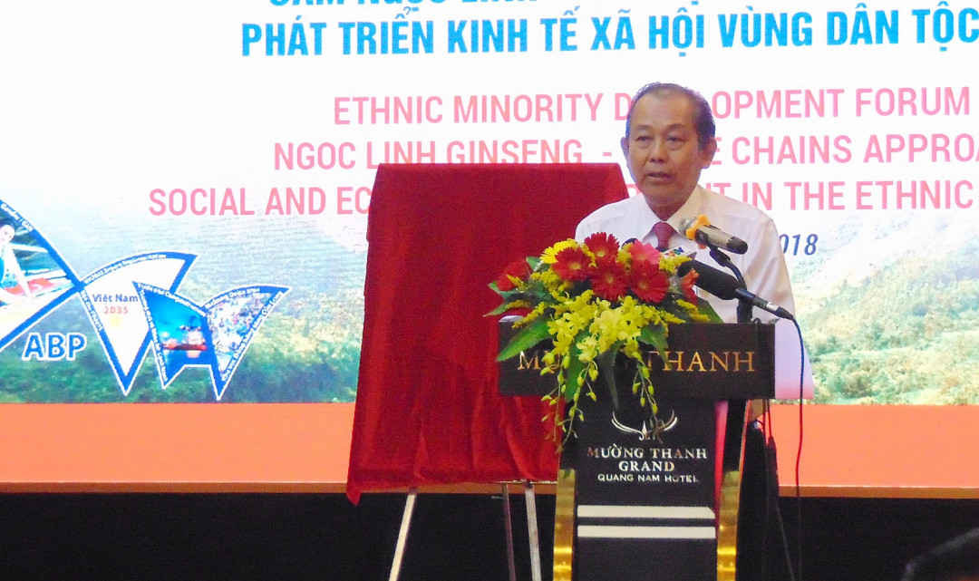 Phó Thủ tướng Thường Trực Chính phủ Trương Hòa Bình phát biểu tại diễn đàn