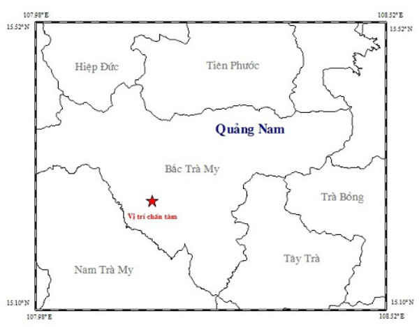động đất Quảng Nam