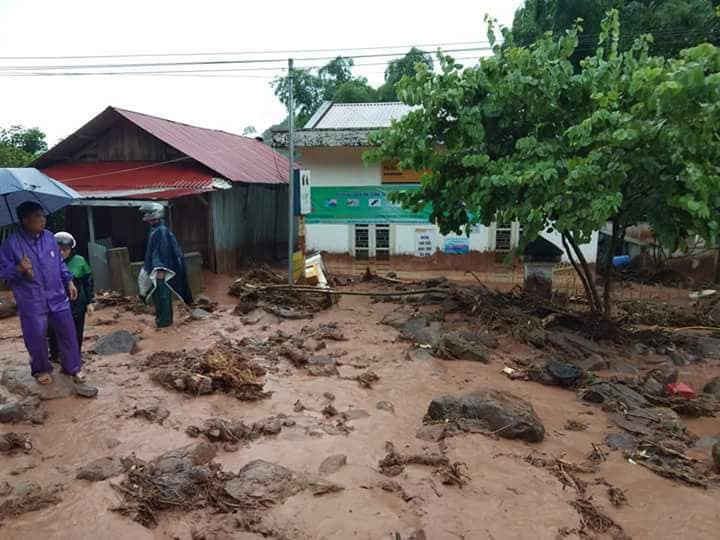 Mưa lũ kèm theo sạt lở đất đá gây thiệt hại nặng tại xã Chà Nưa, huyện Nậm Pồ, tỉnh Điện Biên 