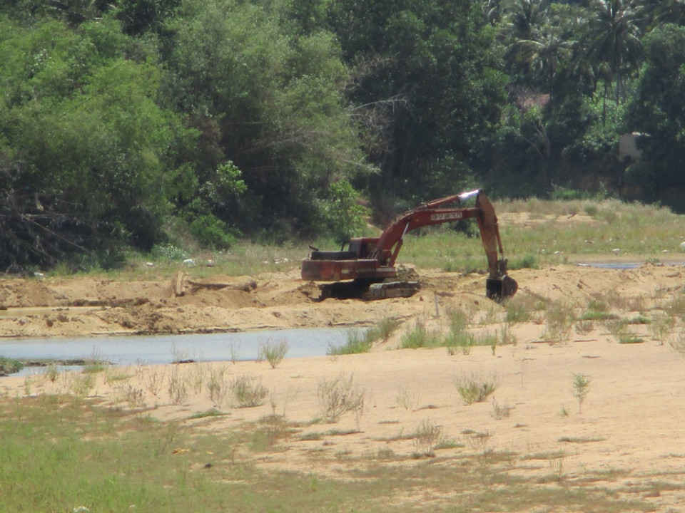 Khu vực Công ty TNHH Tín Đại Lộc được phép khai thác cát làm vật liệu xây dựng thông thường tại sông Kim Sơn đoạn giáp ranh giữa thôn Thế Thạnh, xã Ân Thạnh, huyện Hoài Ân và xã Hoài Đức, huyện Hoài Nhơn