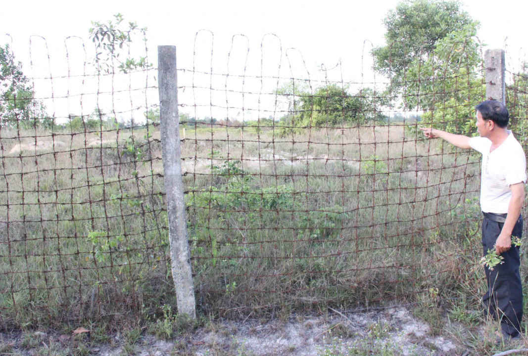 Đất Trằm Hồ giờ đây nằm trong hàng rào bảo vệ Sân bay Phú Bài