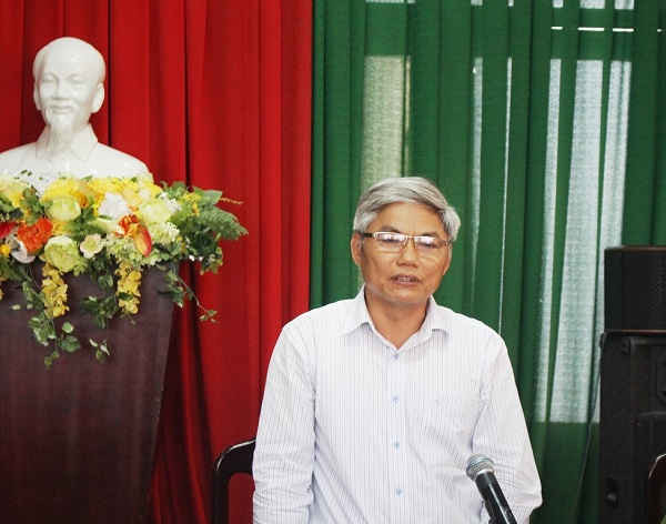 Ông Võ Văn Hào, Trưởng Ban tuyên giáo Tỉnh ủy Quảng Ngãi