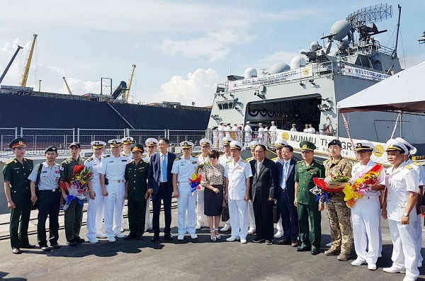 Đây là lần thứ hai, tàu Hải quân Hàn Quốc cập cảng Đà Nẵng mục đích tăng cường quan hệ giữa lực lượng hải quân hai nước.