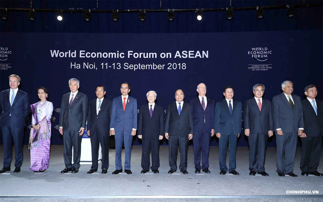 Cac dai bieu du hoi nghi WEF ASEAN