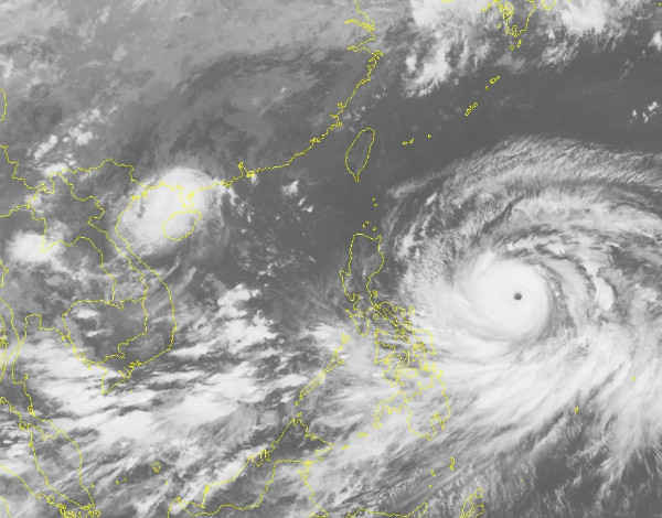 bão số 5 suy yêu thành áp thấp nhiệt đới