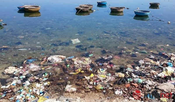 rác thải nhựa khu bảo tồn biển Lý Sơn
