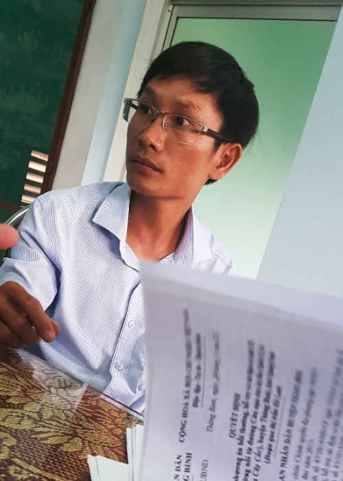 Ông Cao Ngọc Sang- Giám đốc Chi nhánh Văn phòng Đăng ký Đất đai Thăng Bình cho biết, bản đồ này đã được Sở TN&MT tỉnh Quảng Nam phê duyệt, nếu diện tích sai thì đơn vị đo đạc phải chịu trách nhiệm