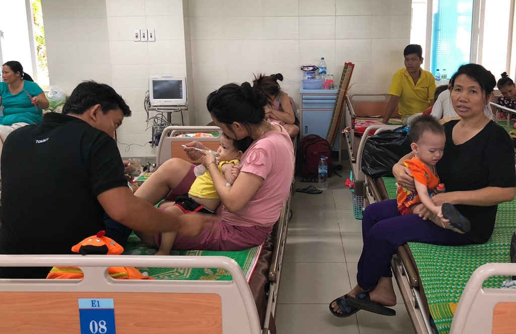 Bệnh tay chân miệng tại Quảng Ngãi đang bùng phát 