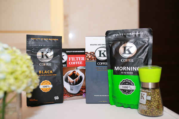 Một số sản phẩm của Công ty CP Phúc Sinh với thương hiệu K - Coffee