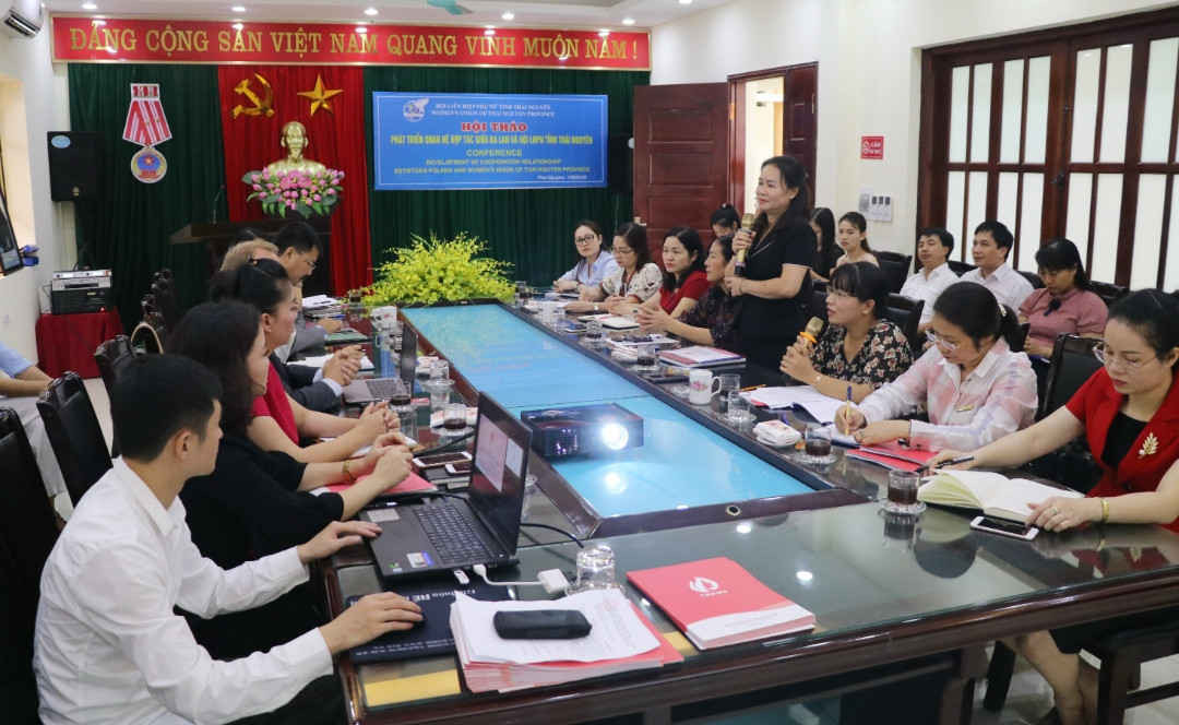 oàn công tác của Văn phòng Đại diện Bộ Kế hoạch và Thương mại Ba Lan tại Việt Nam đã làm việc với Hội Liên hiệp phụ nữ và Hội nữ Doanh nhân tỉnh Thái Nguyên