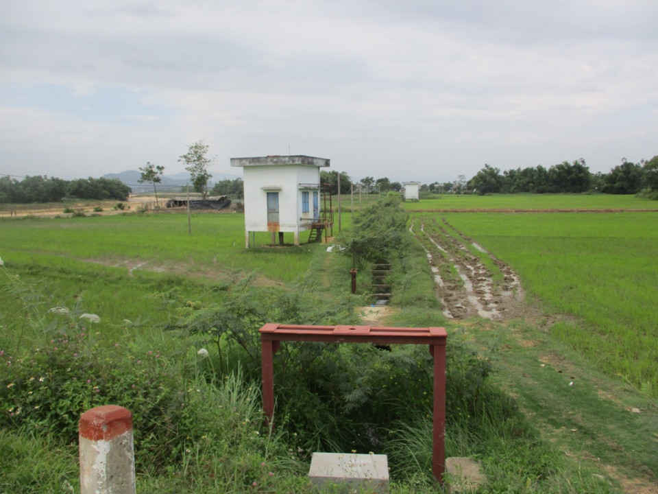 Hệ thống kênh S8 ở thôn Quảng Điền, xã Phước Quang, huyện Tuy phước