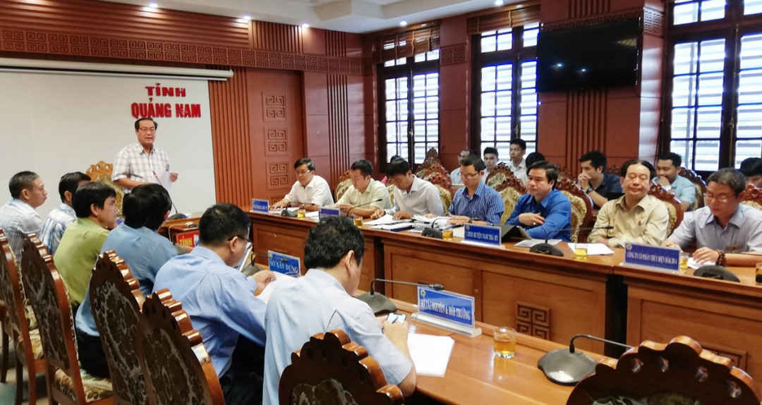 Buổi đối thoại giữa tỉnh Quảng Nam và lãnh đạo Công ty Cổ phần Thủy điện Đăk Di 4 (ngày 7/11)