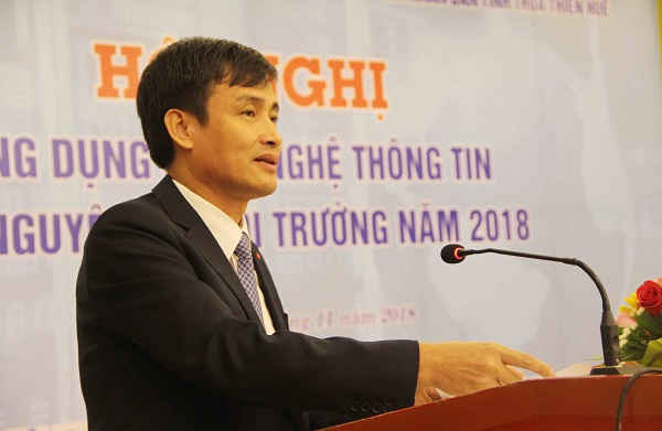 Thứ trưởng Bộ TN&MT- Trần Quý Kiên chỉ đạo tại hội nghị